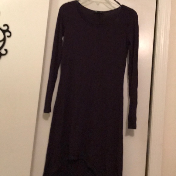 Dark purple high low maxi dress - Picture 2 of 3